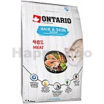 Ontario Cat Hair & Skin Salmon 6,5 kg – Zbozi.Blesk.cz