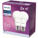 Philips LED 12.5-100W, E27 4000K, 2ks 929002306909 – Zboží Živě