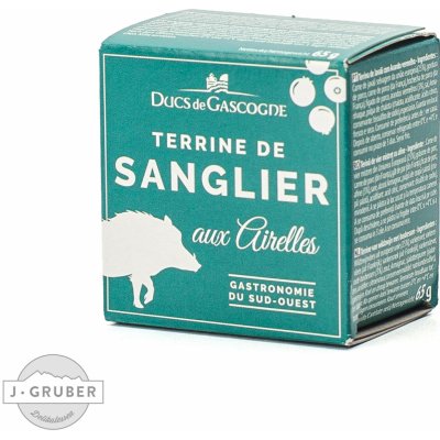 Duc de Gascogne Kančí terina s brusinkami 65g – Zboží Dáma
