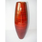Axin Trading s.r.o. Bambusová váza vysoká červená – Zboží Dáma
