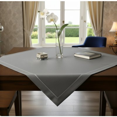 Mybesthome Dekorační ubrus Edgar 85x85 cm šedá – Zboží Dáma