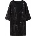 esmara Dámské šaty s flitry Černá – Sleviste.cz