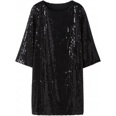 esmara Dámské šaty s flitry Černá – Sleviste.cz