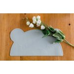 Kindsgut silikonová jídelní podložka Medvídek šedá 31002TS – Zboží Mobilmania