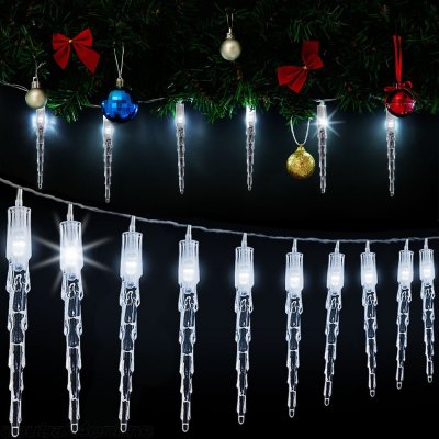 Goleto Vánoční LED řetěz rampouchy 6,2 m – Hledejceny.cz