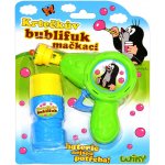 KRTEK Bublifuk mačkací pistolka Krteček 60ml dětský bublifukovač 2 barvy plast – Hledejceny.cz