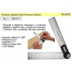 EXTOL PREMIUM digitální úhloměr, s pravítkem 200mm 8823510 – Hledejceny.cz