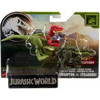 Mattel Jurský svět Eoraptor Vs. Stegouros