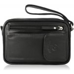 Paolo Peruzzi Kožená pánská taška etue černá – Zboží Mobilmania