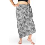 Sarong Pareo REN Buta černo bílá – Zboží Dáma
