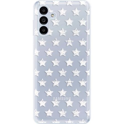 Pouzdro iSaprio - Stars Pattern Samsung Galaxy A13 5G bílé – Zboží Mobilmania