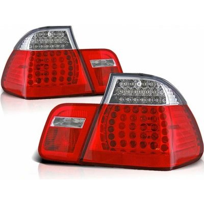 Zadní LED světla, BMW E46, 2001-2005 sedan, červené, bílé – Hledejceny.cz
