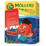 Mollers Omega 3 Želé Rybičky malinová příchuť 45 tablet – Zboží Dáma