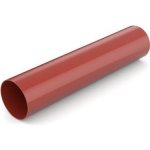 Bryza Svod bez hrdla Ø 110 mm 3 m plast RAL 3011 červený – HobbyKompas.cz