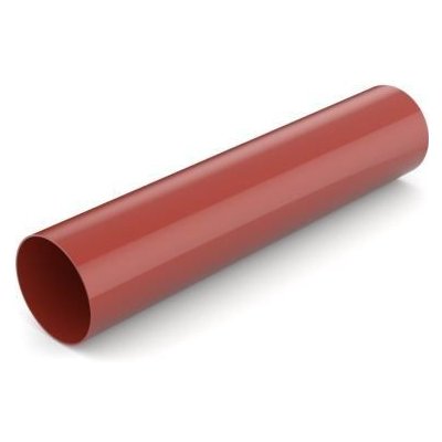 Bryza Svod bez hrdla Ø 110 mm 3 m plast RAL 3011 červený – HobbyKompas.cz