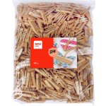 Apli dřevěné kolíčky na prádlo 25 x 3 mm barevné 45 ks – Zboží Dáma
