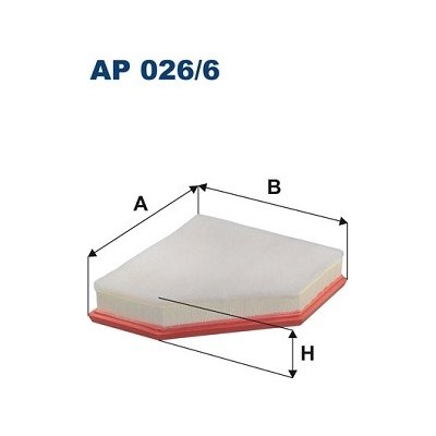 Vzduchový filtr FILTRON AP 026/6 (AP026/6) – Hledejceny.cz
