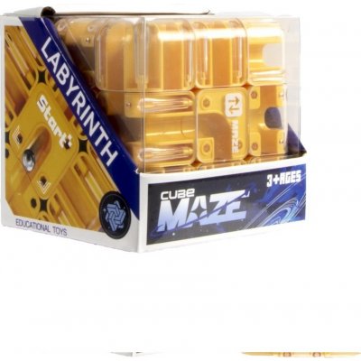 Etastra Maze Cube 3x3 Labyrinth žlutá – Zboží Dáma