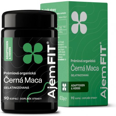 AjemFIT Organic Černá Maca 90 kapslí – Hledejceny.cz