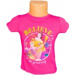 Sun City Dívčí tričko princezny believe krátký rukáv růžové – Zboží Dáma