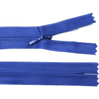 Spirálový zip no.3 skrytý nerozepínací 20cm - více barev color: 623 královská modrá – Hledejceny.cz