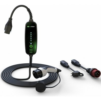 EcoVolter II PRO chytrý přenosný Wallbox 22kW 3x32A kabel 6,5 m APP set BASIC typ 2 EcoVolter II PRO 3x32A-6,5 m – Sleviste.cz