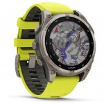 Garmin Fenix 8 47mm Sapphire Solar Titanium Bright Yellow/Graphite 010-02906-21 – Zboží Živě