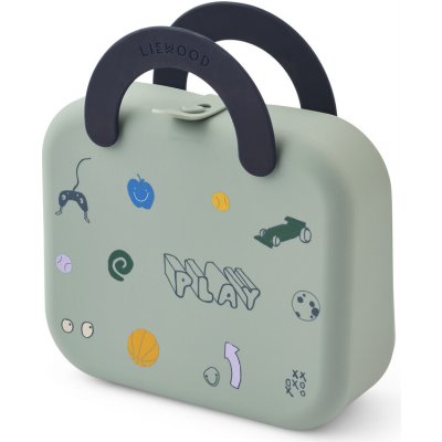 Liewood svačinový box Elara Play / Dusty Peppermint – Hledejceny.cz