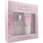 Esprit Feel Happy For Women EDT 15 ml + sprchový gel 75 ml dárková sada – Hledejceny.cz