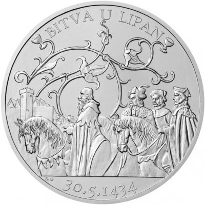 Česká mincovna Stříbrná medaile 10 oz Bitva u Lipan stand 311 g – Zboží Mobilmania