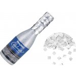 PartyDeco Vystřelovací konfety Šampáňo láhev stříbrné 20,5 cm – Zboží Dáma