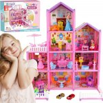 Woopie Domeček pro panenky Mega Villa LOVELY HOUSE 194 el. – Zboží Dáma