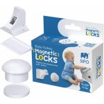 SIPO Magnetický zámek na šuplíky a skříňky 4 ks – Zboží Dáma