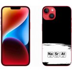 mmCase na iPhone 14 Plus - chemické prvky bíločerné pozadí – Zboží Mobilmania