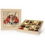 Selllot Narozeniny 30 let belgické pralinky v dřevěné dóze 200 g – Zboží Dáma