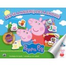 Samolepkové album Bav se a nalepuj zas a znovu Peppa Pig