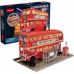 CubicFun 3D puzzle svítící Londýnský autobus 161 ks – Hledejceny.cz