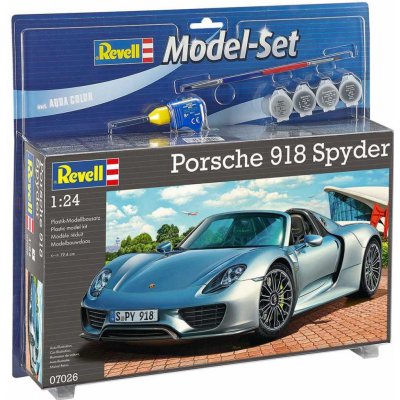 Revell Porsche Set Porsche Panamera + Porsche 918 Spyder Gift-Set 05681 1:24 – Zboží Mobilmania