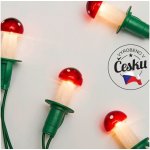 Exihand 162119 Souprava Muchomůrka červená TV-12 12 žárovek 20V 0,1A – Zboží Dáma