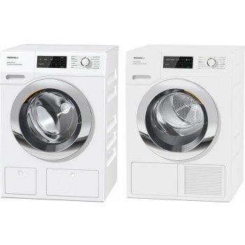 Set Miele WEI 875 WPS PWash&TDos&9kg + TEL 795 WP EcoSpeed&Steam&9kg