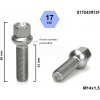 Kolové šrouby a matice Kolový šroub M14x1,5x43 kulový R13, klíč 17, S17D43R13F, výška 66 mm