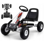 Milly Mally Dětská šlapací motokára Go kart Thor bílá – Zboží Dáma