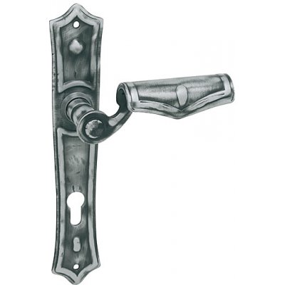 MP kování LR - AGAVE PZ 90 mm koule/klika levá kovaná šedá – Hledejceny.cz