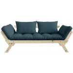 Karup sofa Bebop *180 cm natural + futon petrol blue 757