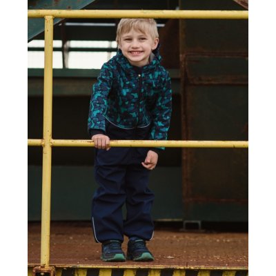 Jožánek Dětská softshellová kombinéza, zelený maskáč – Zboží Mobilmania