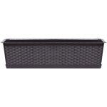 PROSPERPLAST Truhlík s miskou RATOLLA CASE 68,5x17,3 cm antracit – Zboží Dáma