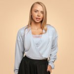 GymBeam top Breeze Dove BeastPink – Sleviste.cz