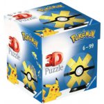 RAVENSBURGER 3D Puzzleball Pokémon Quick Ball 54 ks – Zboží Mobilmania