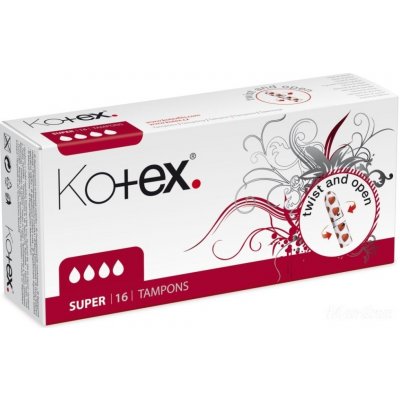 Kotex Super 16 ks od 34 Kč - Heureka.cz