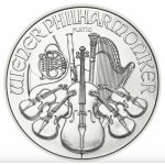 Münze Österreich platinová mince Wiener Philharmoniker 1/25 oz – Zboží Dáma